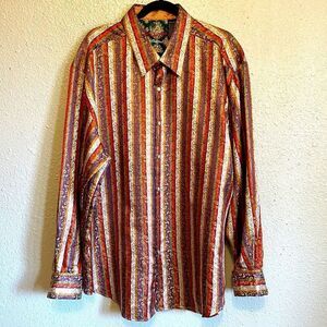 Robert graham limited edition men’s button up shirt size 3X